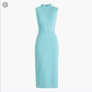 J.Crew Mockneck Sheath Dress in Stretch Ponte